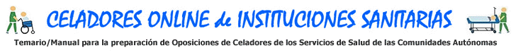 Temario/Manual Online Celadores de Instituciones Sanitarias
