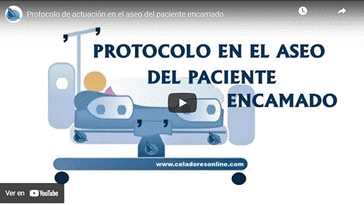 Vídeo Protocolo en el Aseo del Paciente Encamado