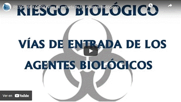 Vídeo Riesgo Biológico - Vías de entrada de los Agentes Biológicos