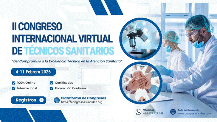 II CONGRESO INTERNACIONAL VIRTUAL DE TCNICOS SANITARIOS - Fundacin FUNCIDEN