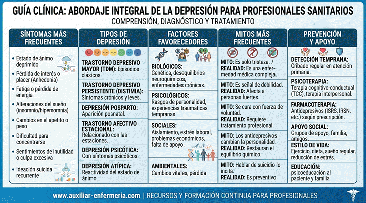 GU�A CL�NICA: ABORDAJE INTEGRAL DE LA DEPRESI�N PARA PROFESIONALES SANITARIOS