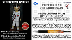 V�deo-Test Online de CELADORES